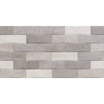 District Decor 30x60 Grey Gloss Ceramic Tile