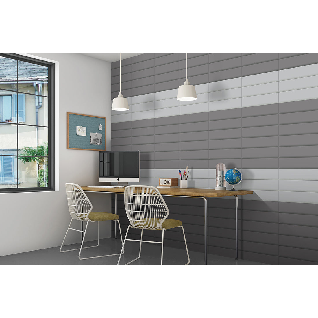 Dome 7.5x30 White Matt Ceramic Tile