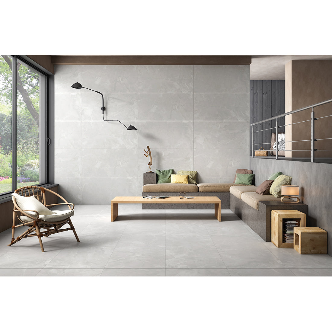 Elegant Onyx 60x120 Bianco Matt R9 Porcelain Tile