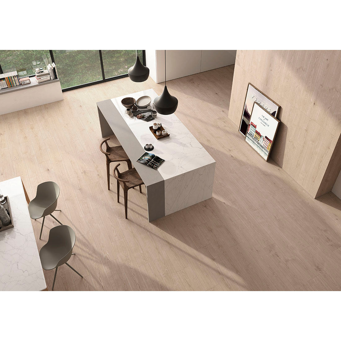 Eternalwood 20x120 Roble Matt Porcelain Tile