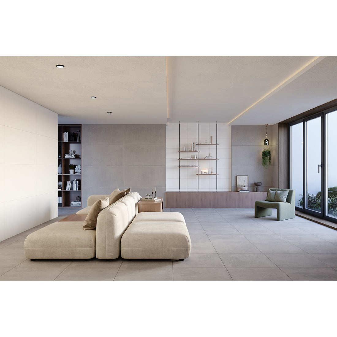 Everest 30x60 Grey Matt R10 Porcelain Tile