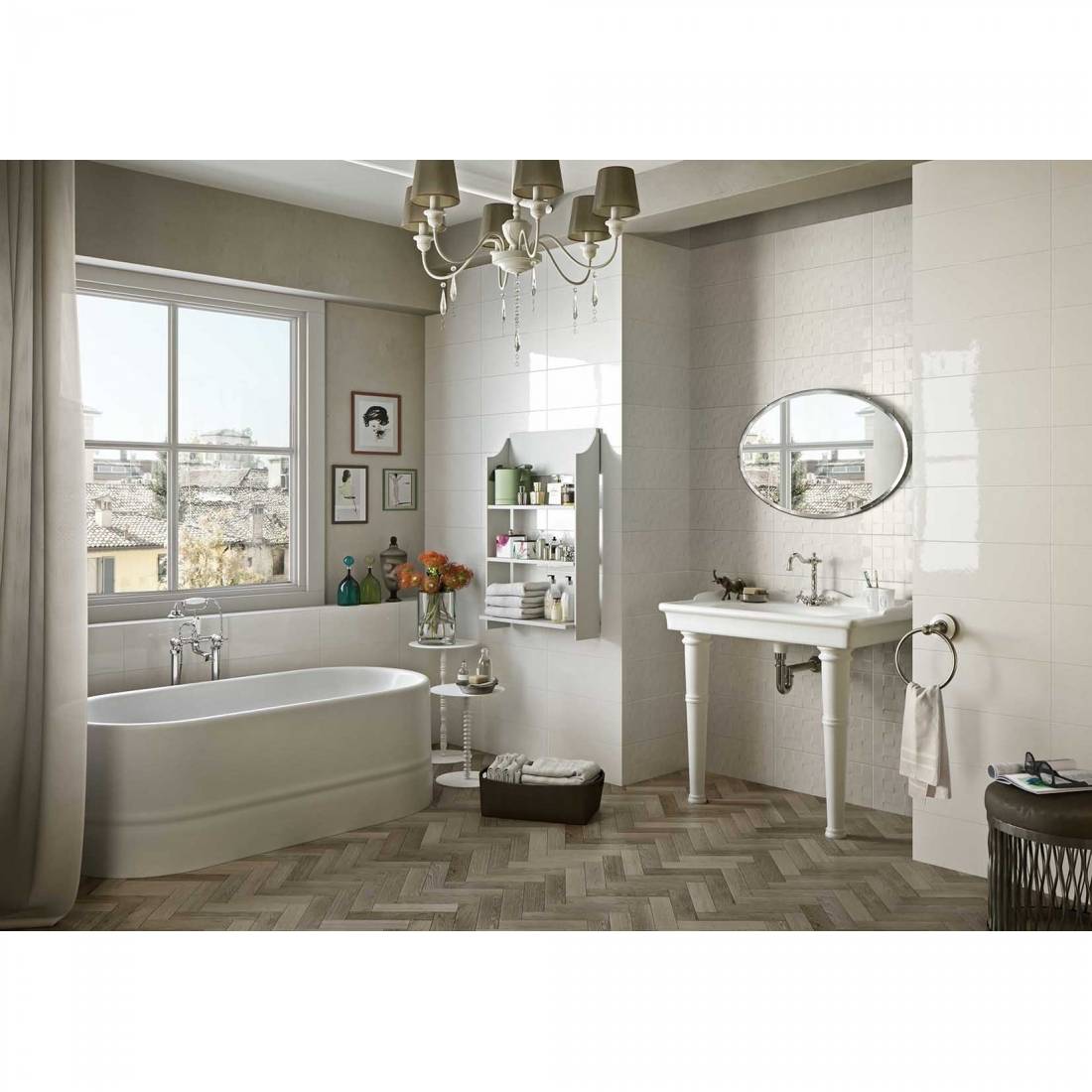 Faubourg 7x28 Taupe Matt Porcelain Tile