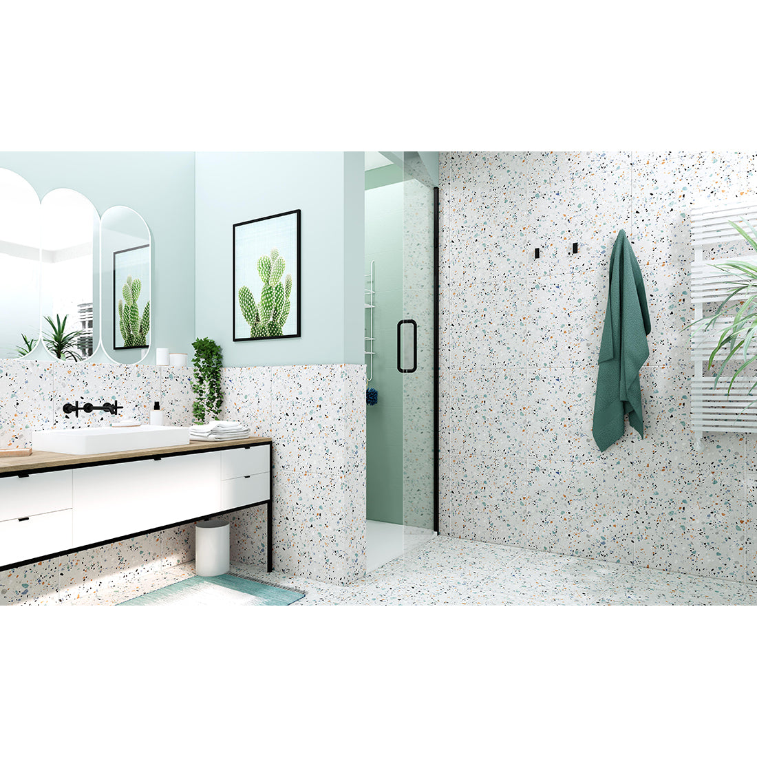 Gobi 60x60 Bianco Matt Porcelain Tile