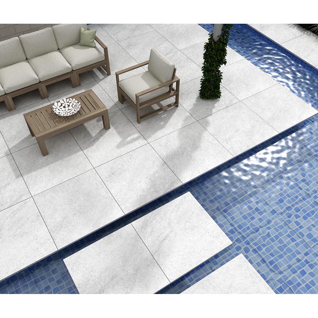 Hammer Stone 60x90x2 Grey Matt R11 Porcelain Paver