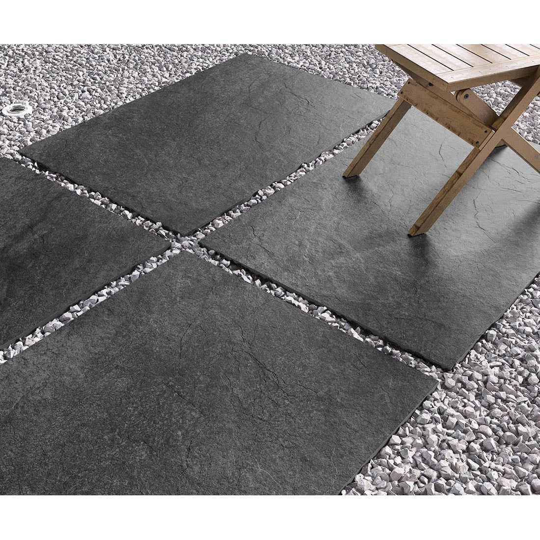 Hammer Stone 60x90x2 Nero Matt R11 Porcelain Tile