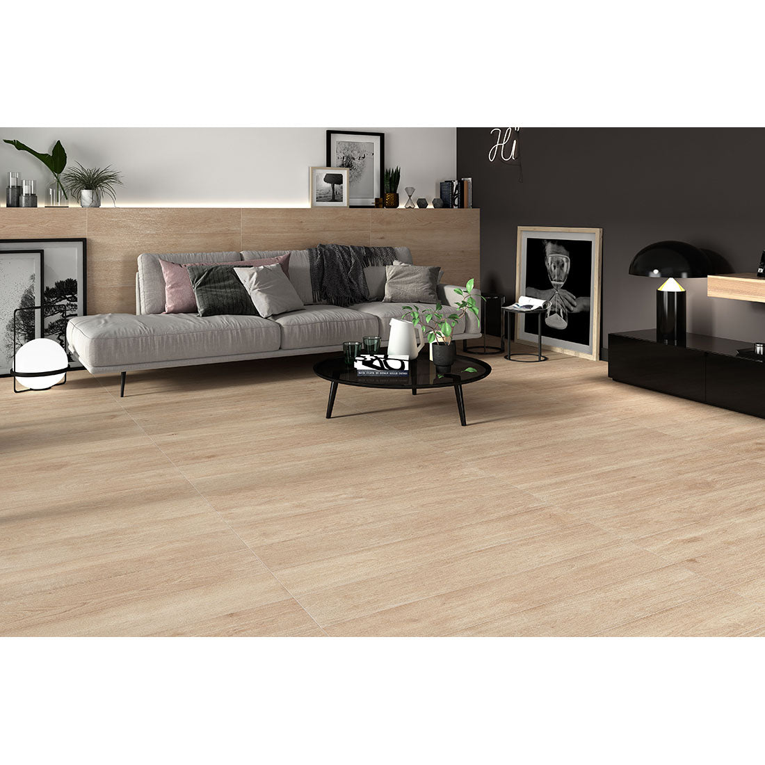 Hardwood 20x120 Roble Wood Effect Porcelain Tile