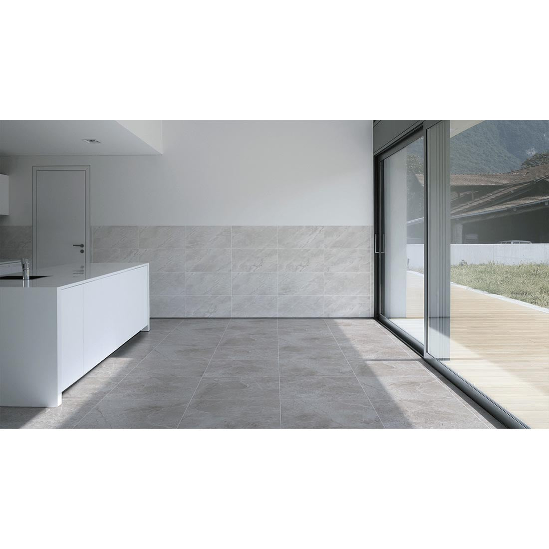 Jerico 60x60 Grey Polished Porcelain Wall & Floor Tile