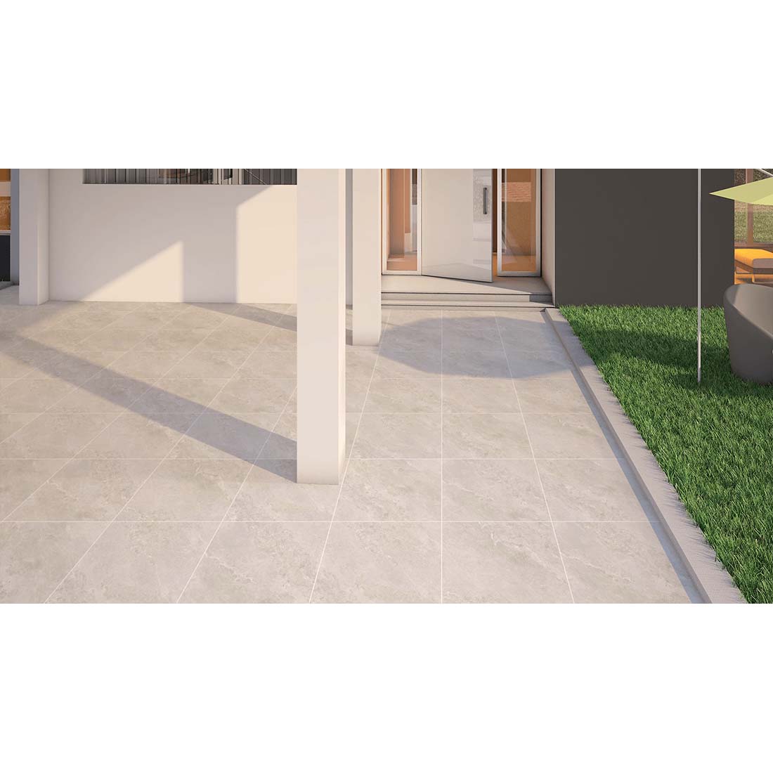 Jupiter 60x60x2 Ice Matt R11 Porcelain Paver