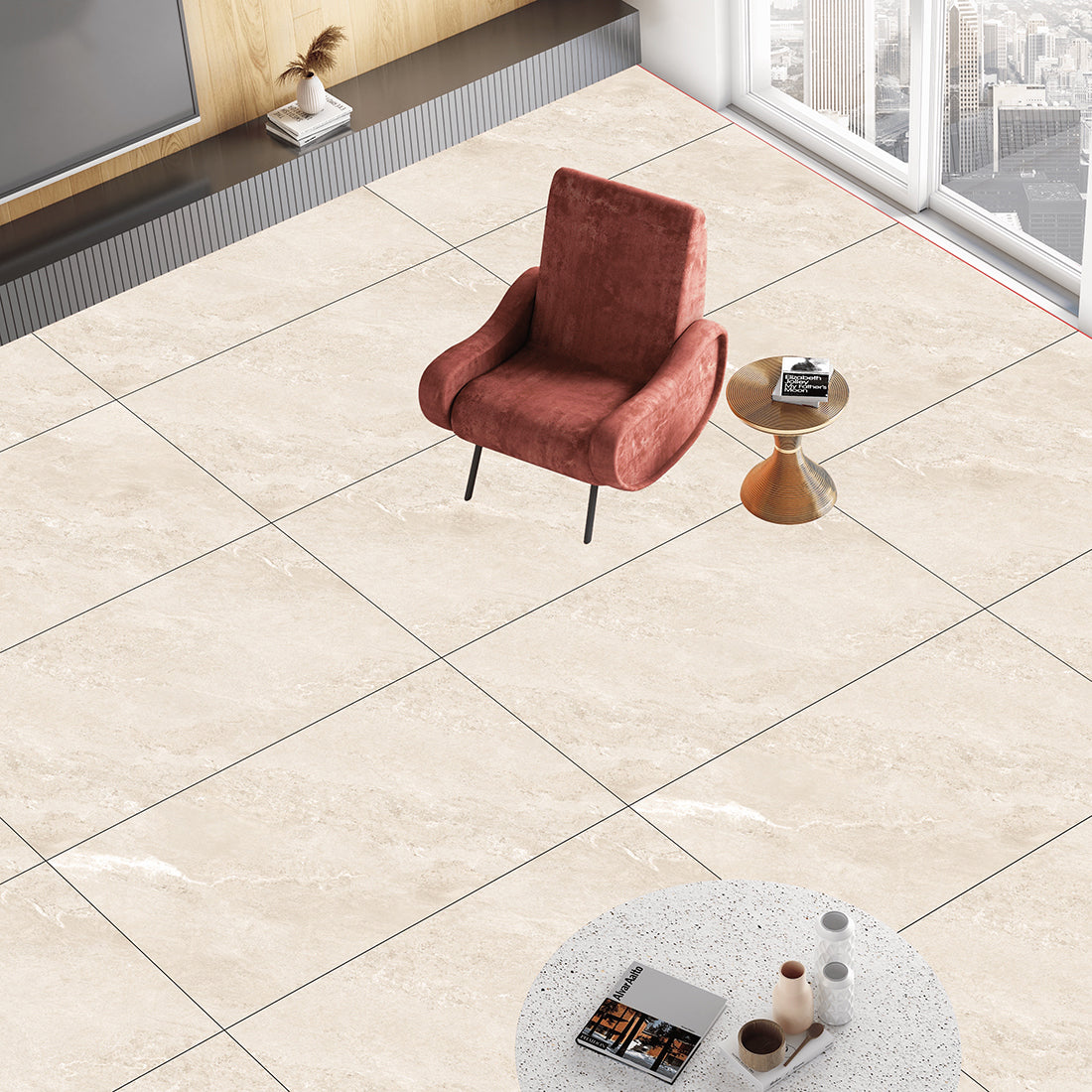 Jupiter Rock 60x120 Beige Matt R10 Porcelain Tile