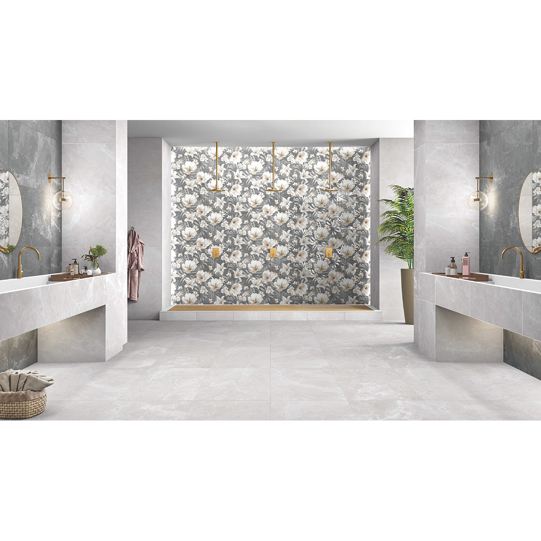 Linsey Bianco 60x120 Matt Porcelain Wall & Floor Tile