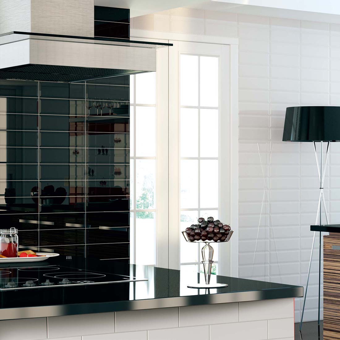 Liso 10x20 White Gloss Ceramic Tile