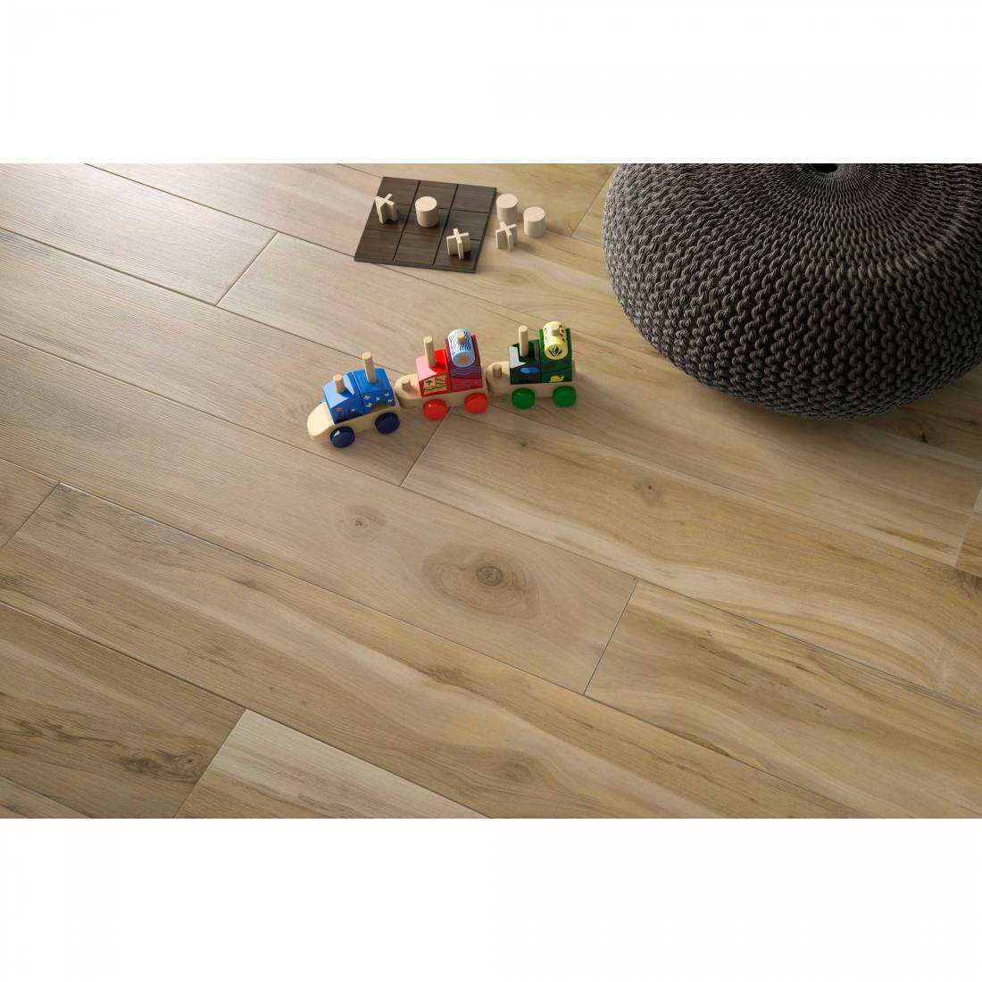 Long 20x120 MDE111 Beige Wood Effect Porcelain Tile