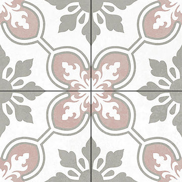 Lys Bermondsey White 45x45 Matt R10 Pattern Porcelain Floor Tile