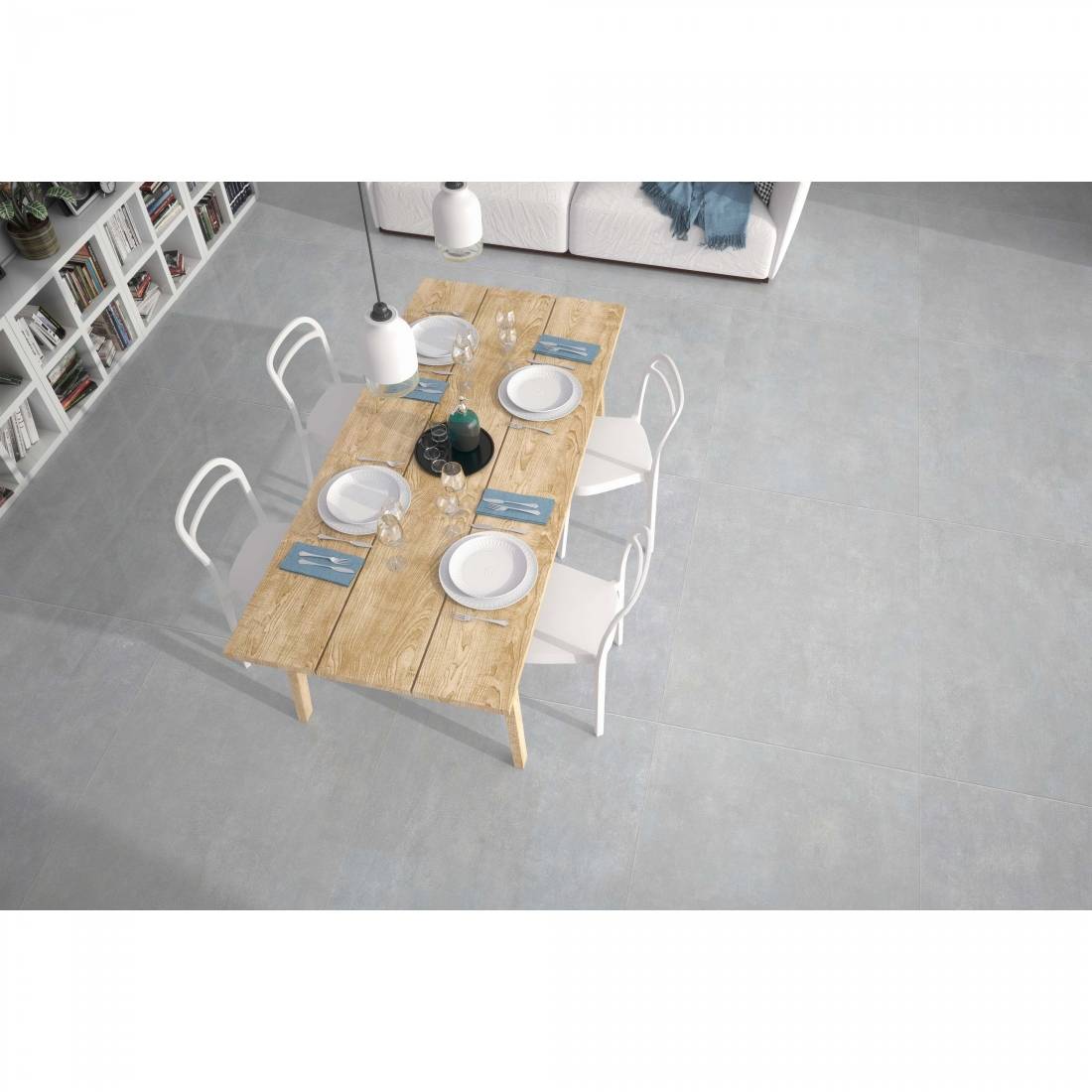 Metropoli Gris 80x80 Semi Polished Porcelain Wall & Floor Tile