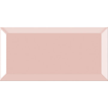 Metrotile 10x20 Rosa Gloss Bevelled Ceramic Tile