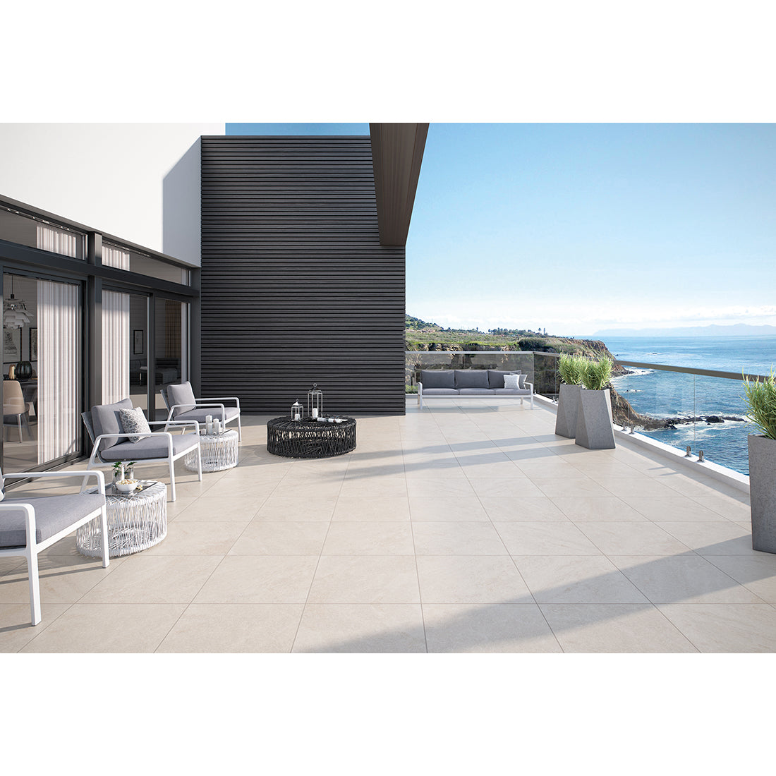 Mills Beige 60x60x2 Matt R11 Outdoor Porcelain Paver