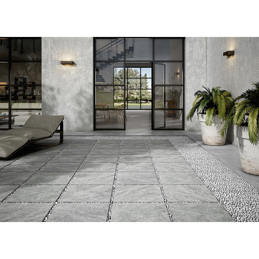 Mills Grey 60x60x2 Matt R11 Outdoor Porcelain Paver