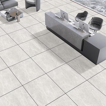 Montagna Steel 80x80 Matt Carving Porcelain Wall & Floor Tile