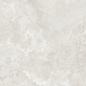 Mystical Bianco 60x60 Matt Cross Cut Travertine Effect Porcelain Tile