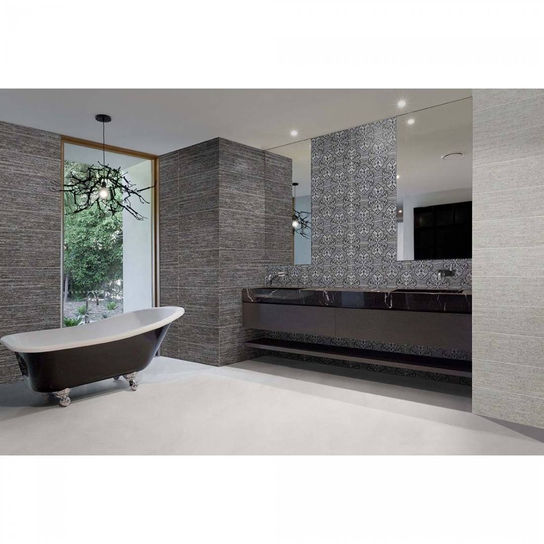 Nimes 20x60 White Gloss Ceramic Tile