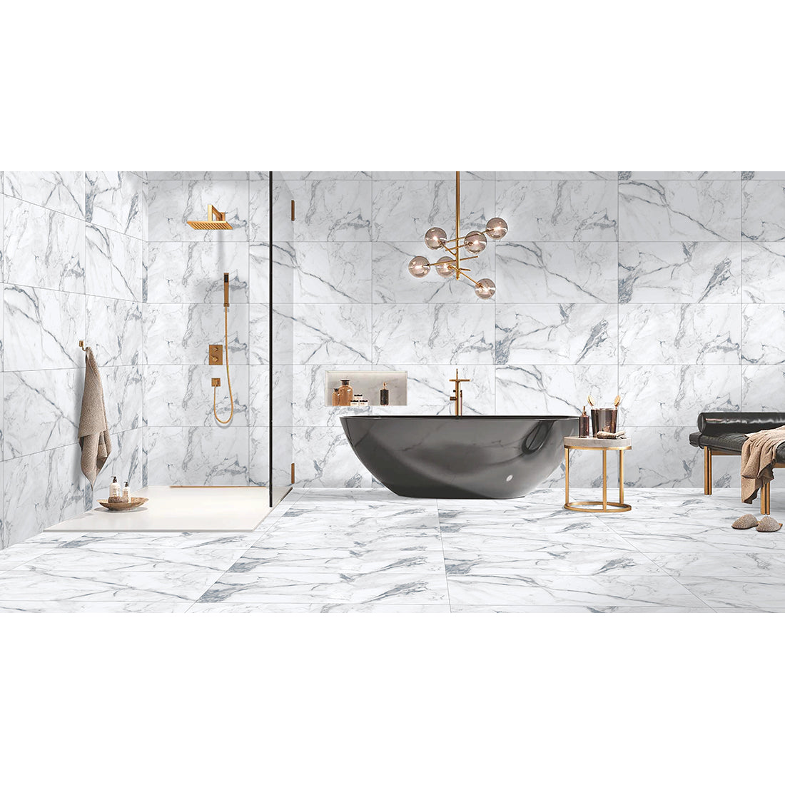 Nover 60x120 Brown Matt Carving Porcelain Tile