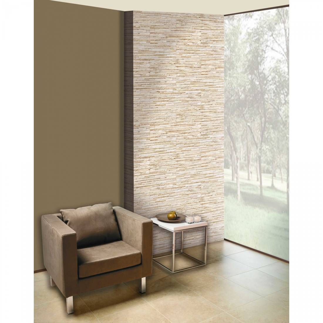 Ontario 19x57 Beige Matt Ceramic Tile