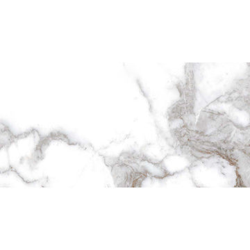 Oro Calcutta 60x120 White Polished Porcelain Tile