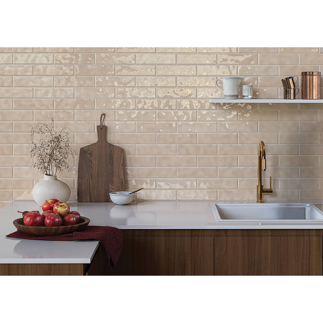 Prisma 7x25 Marfim Gloss Ceramic Tile