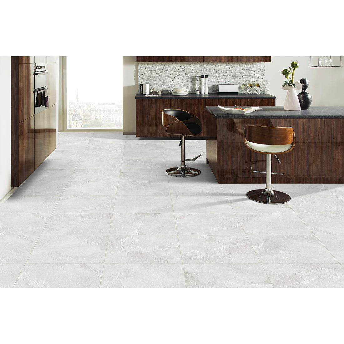 Rossato 60x60 Bianco Matt Porcelain Tile