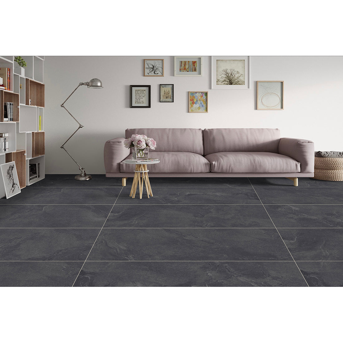 Rossato 60x120 Nero Matt Porcelain Tile