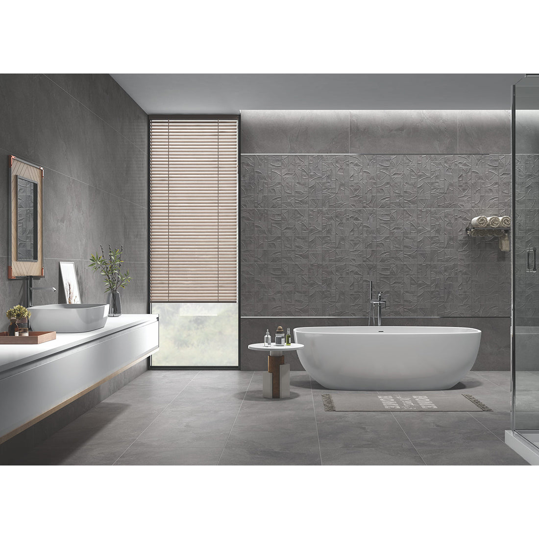 Rossato 60x120 Nero Matt Porcelain Tile
