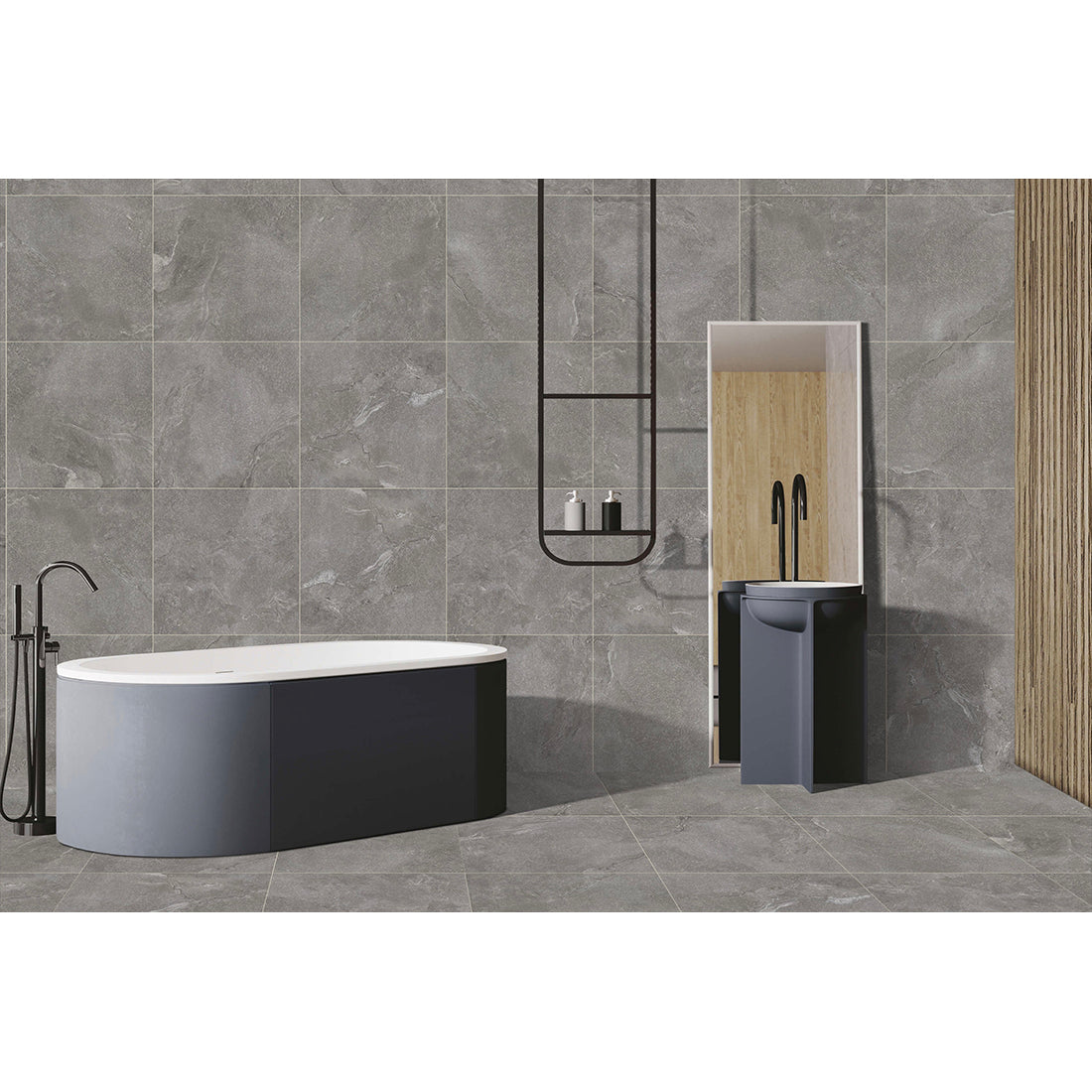 Rossato 60x60 Silver Matt Porcelain Tile
