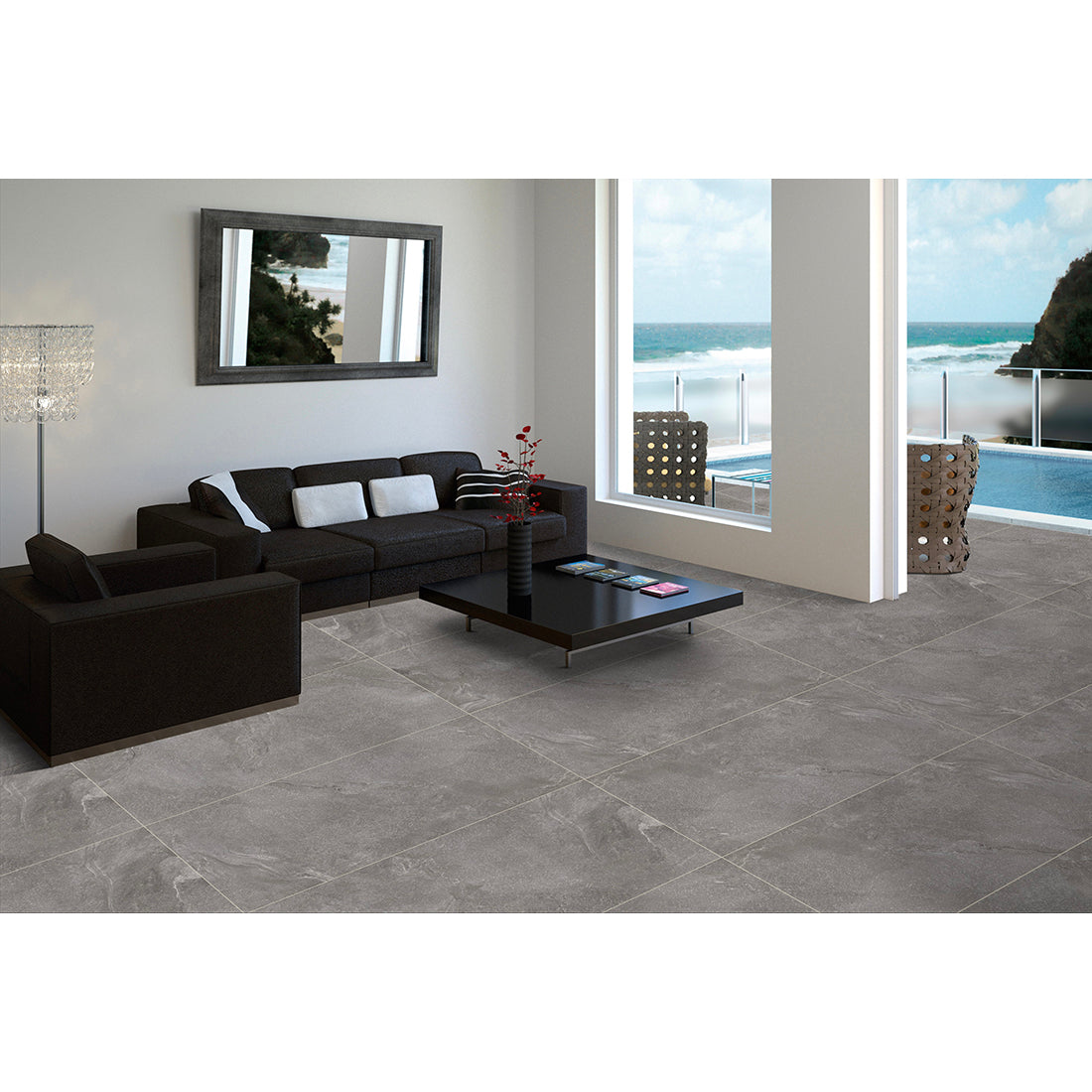 Rossato 60x120 Silver Matt Porcelain Tile