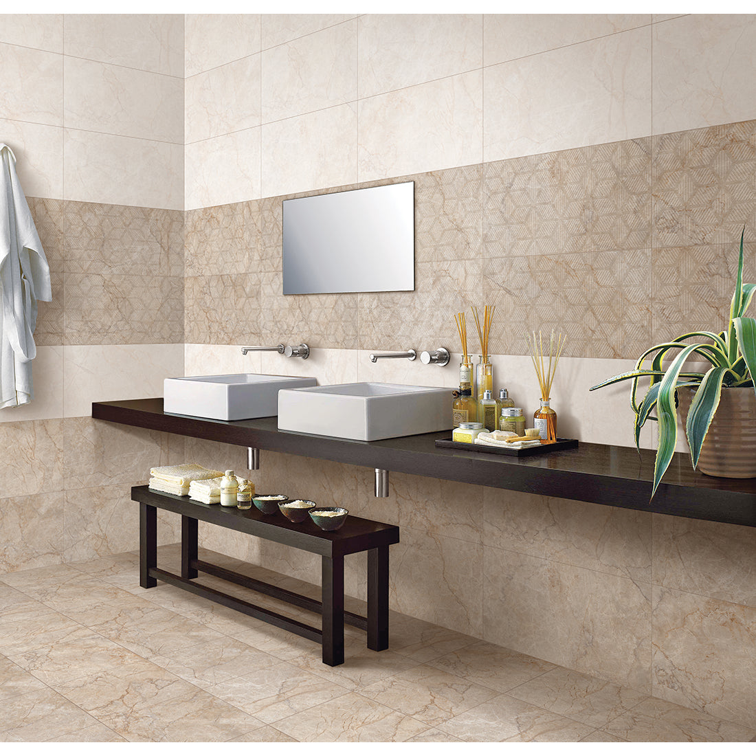 Spring 30x60 Crema Gloss Ceramic Tile