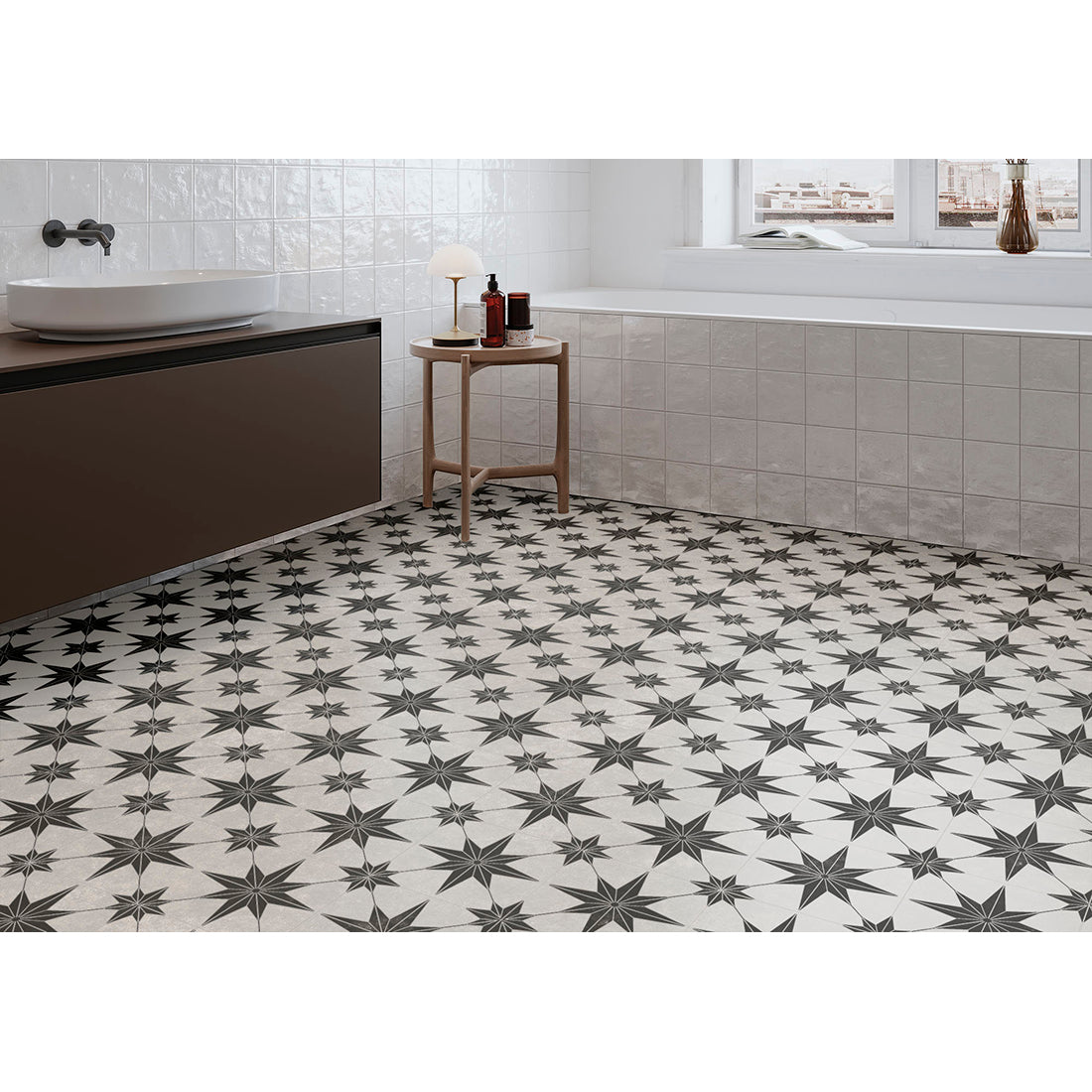 Starry Skies 45x45 White Matt R10 Porcelain Floor Tile