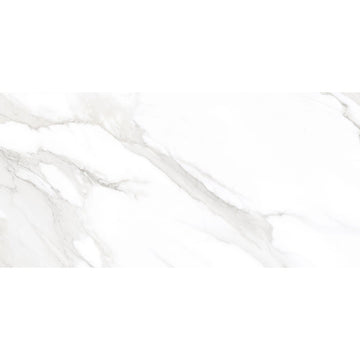 Statuario Mercury 30x60 White Matt Porcelain Tile