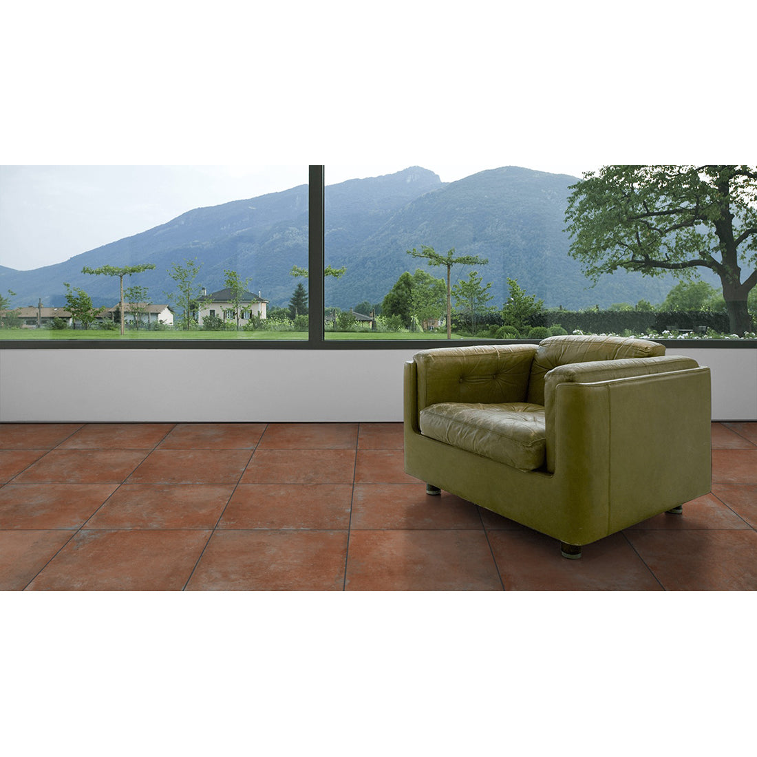 Terracotta 45x45 Red Matt R11 Porcelain Tile