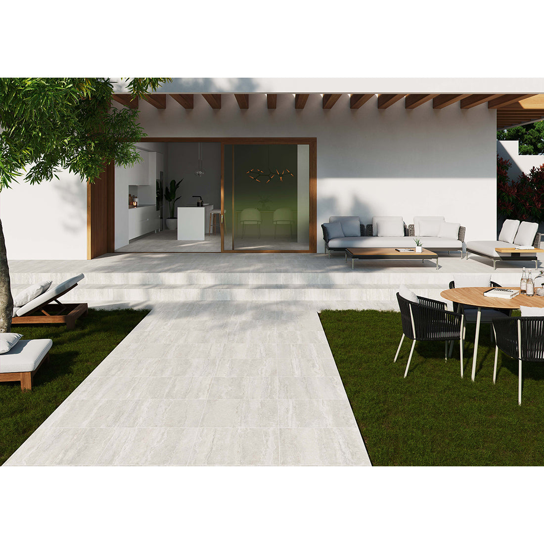 Toscana 60x90x2 Ivory Matt R11 Porcelain Paver - Tuskan Tiles