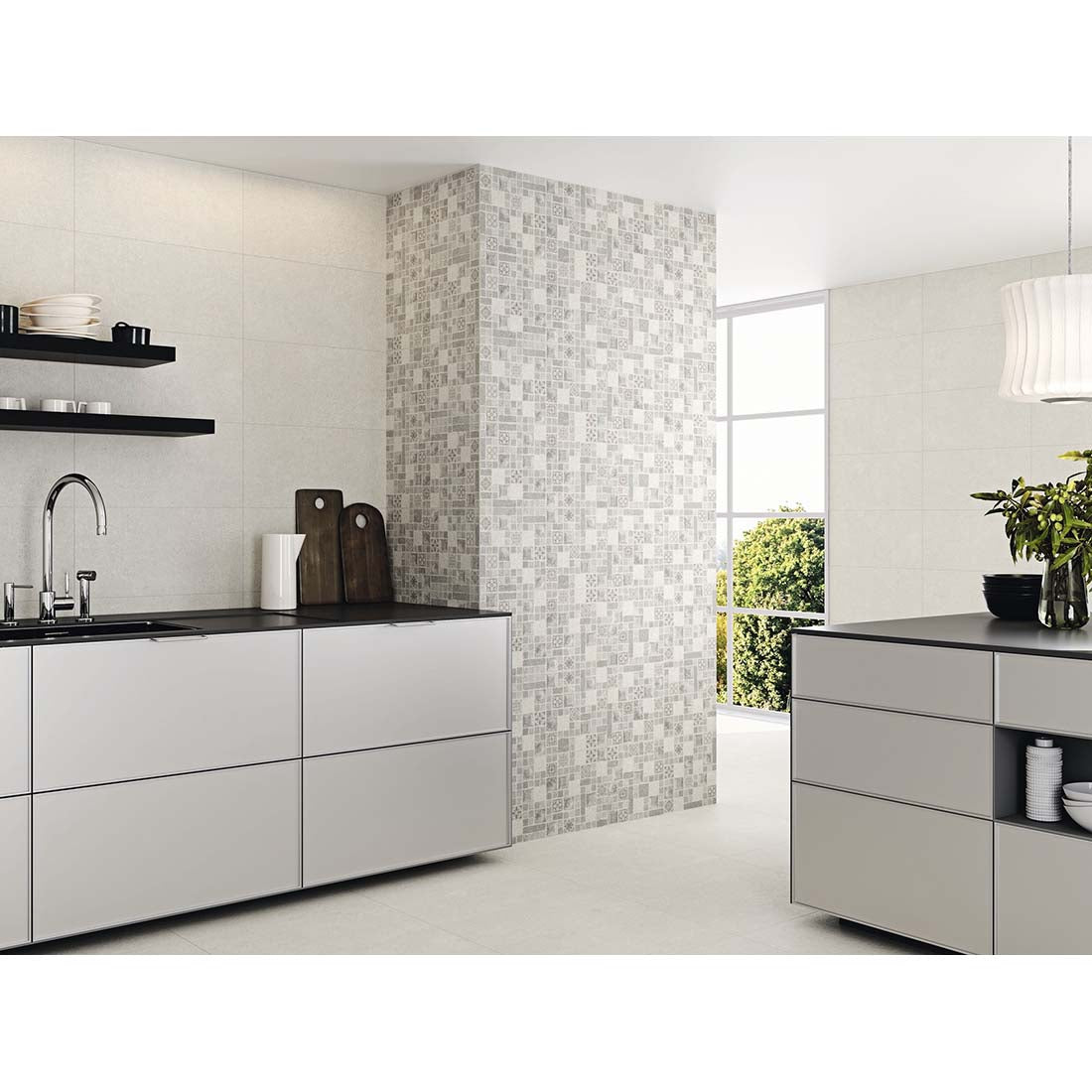 Urano 60x60 Silver Matt Porcelain Tile