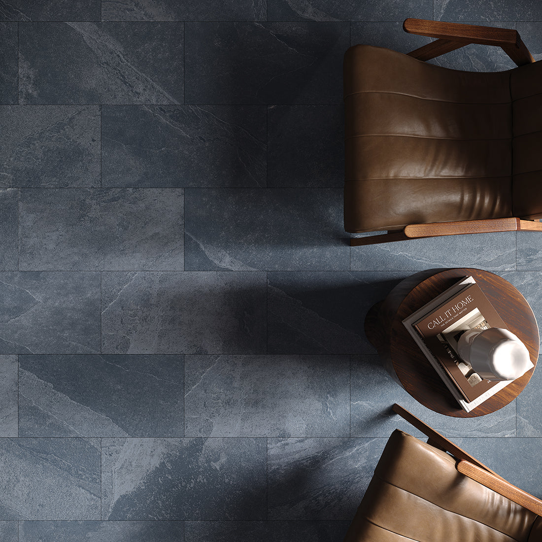 Vitoria Slate 30x60 Anthracite Matt R10 Porcelain Tile
