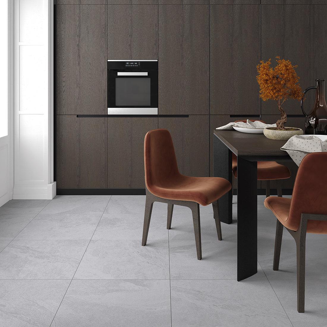 Vitoria Slate 60x60 Grey Matt R10 Porcelain Tile