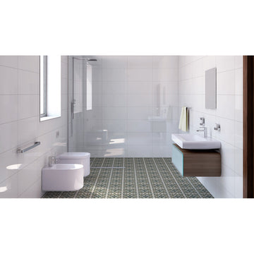 German 30x60 White Gloss Rectified Ceramic Tile