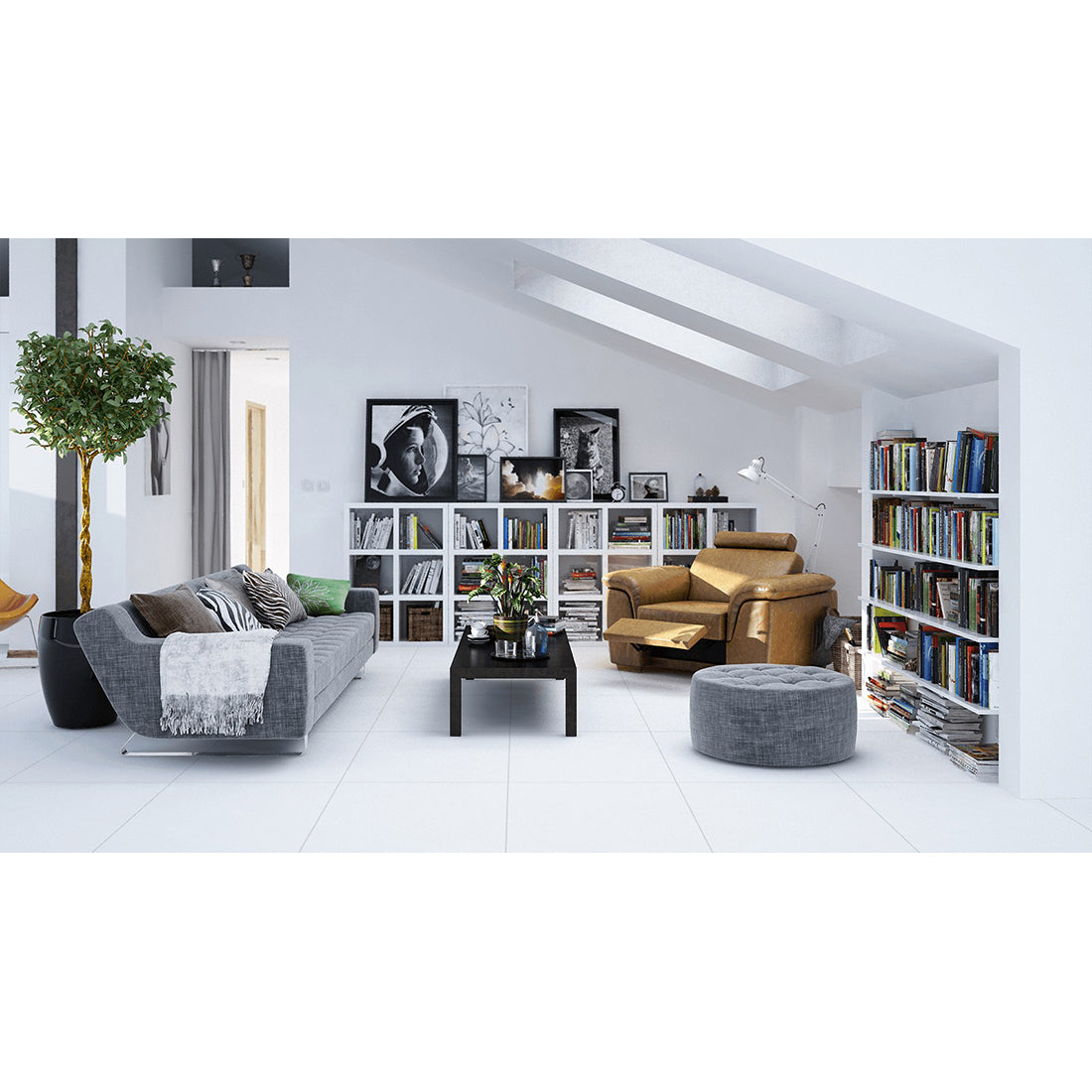 Blanco 60x60 White Matt Rectified Porcelain Tile