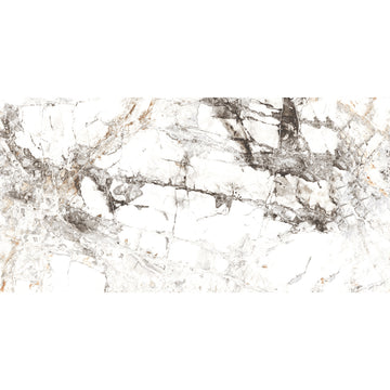 Zebra 30x60 White Polished Porcelain Tile
